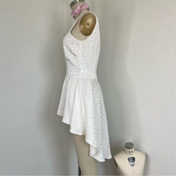 Alexander McQUEEN Peplum Top V Neck High Low - Picture 5 of 12